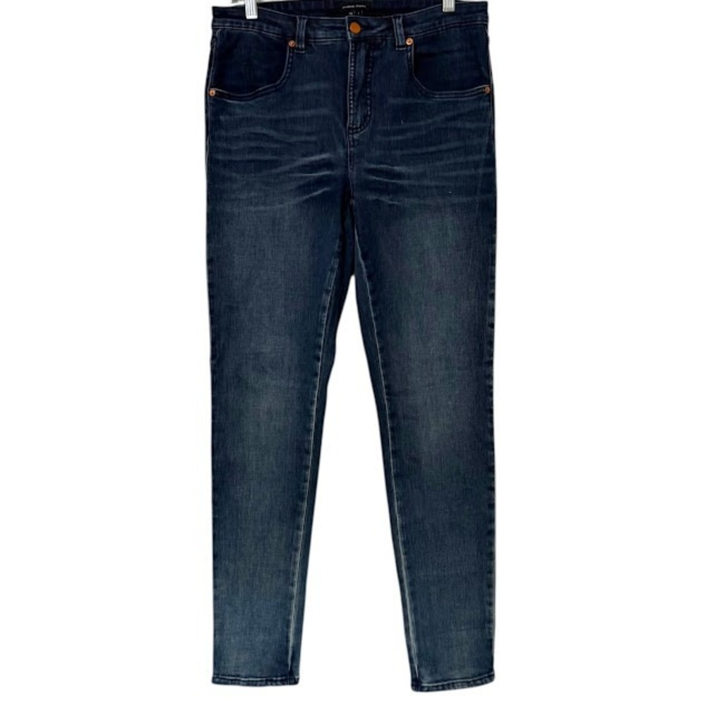 Universal Standard Mid Wash‎ Seine High Rise Skinny Jeans Womens 10 Long